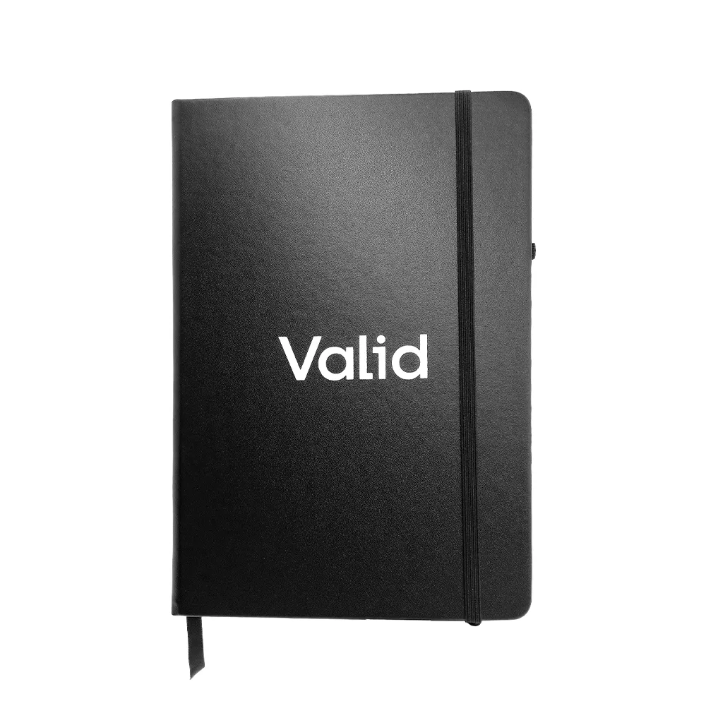 A5 Notebook with Rubber Strap