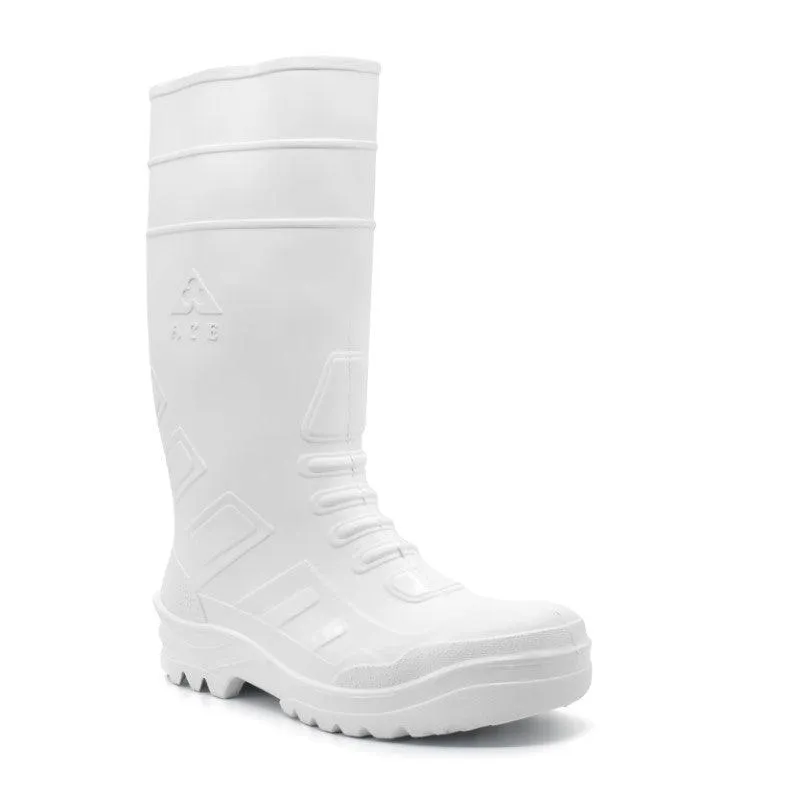 Ace Tsavo Safety Gumboots (With Steel Toe) - White