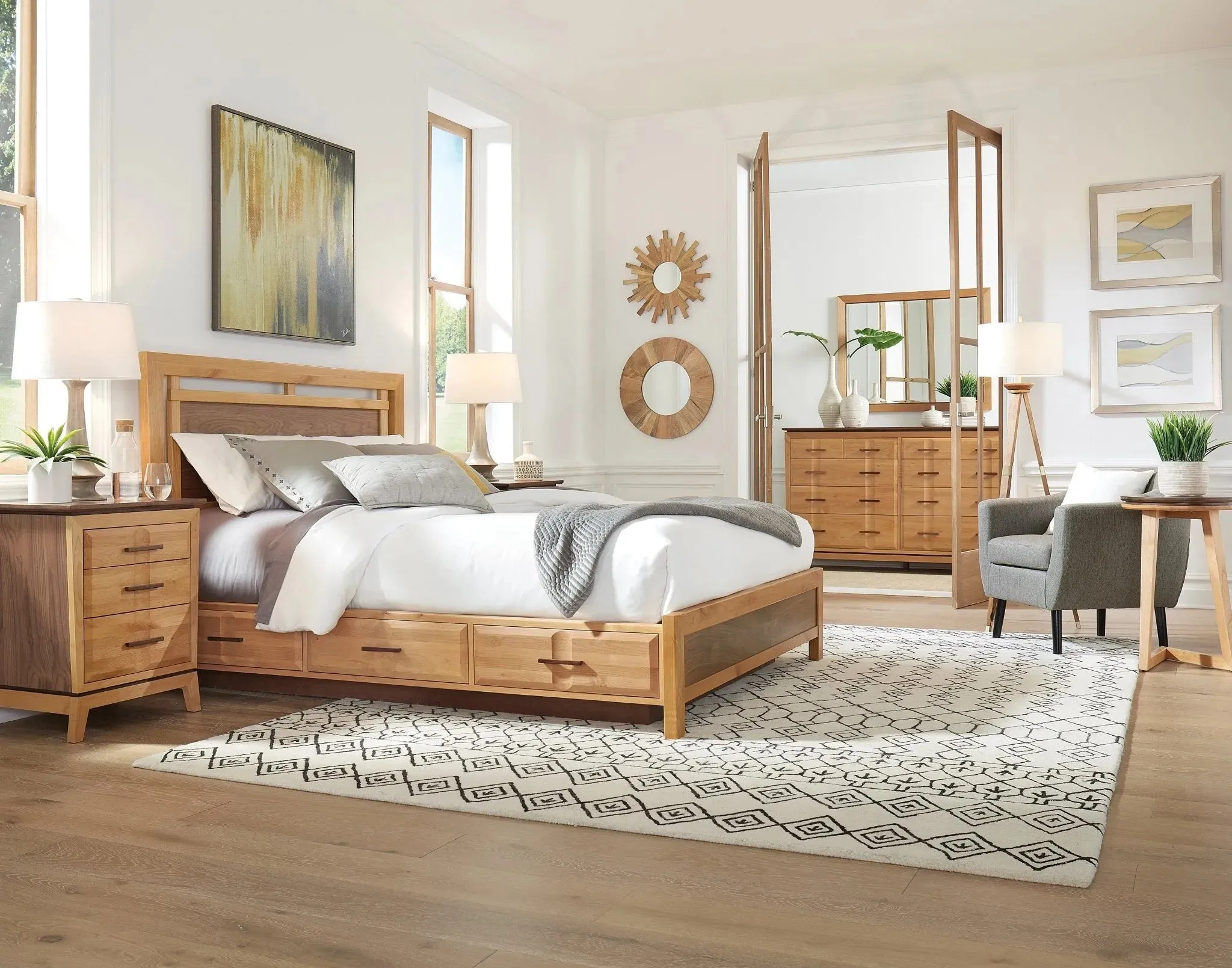 Addison Panel Storage Bed