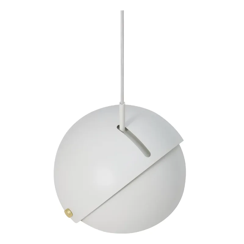 Adjustable Matte Metal Dome Pendant