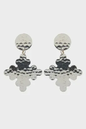 Allure Silver Earring / Cross