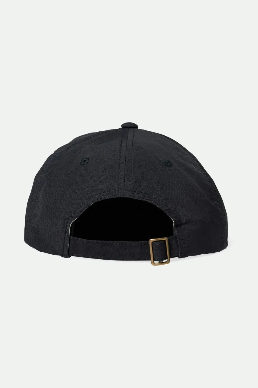 Alpha LP Adjustable Hat - Black/White Vintage Wash