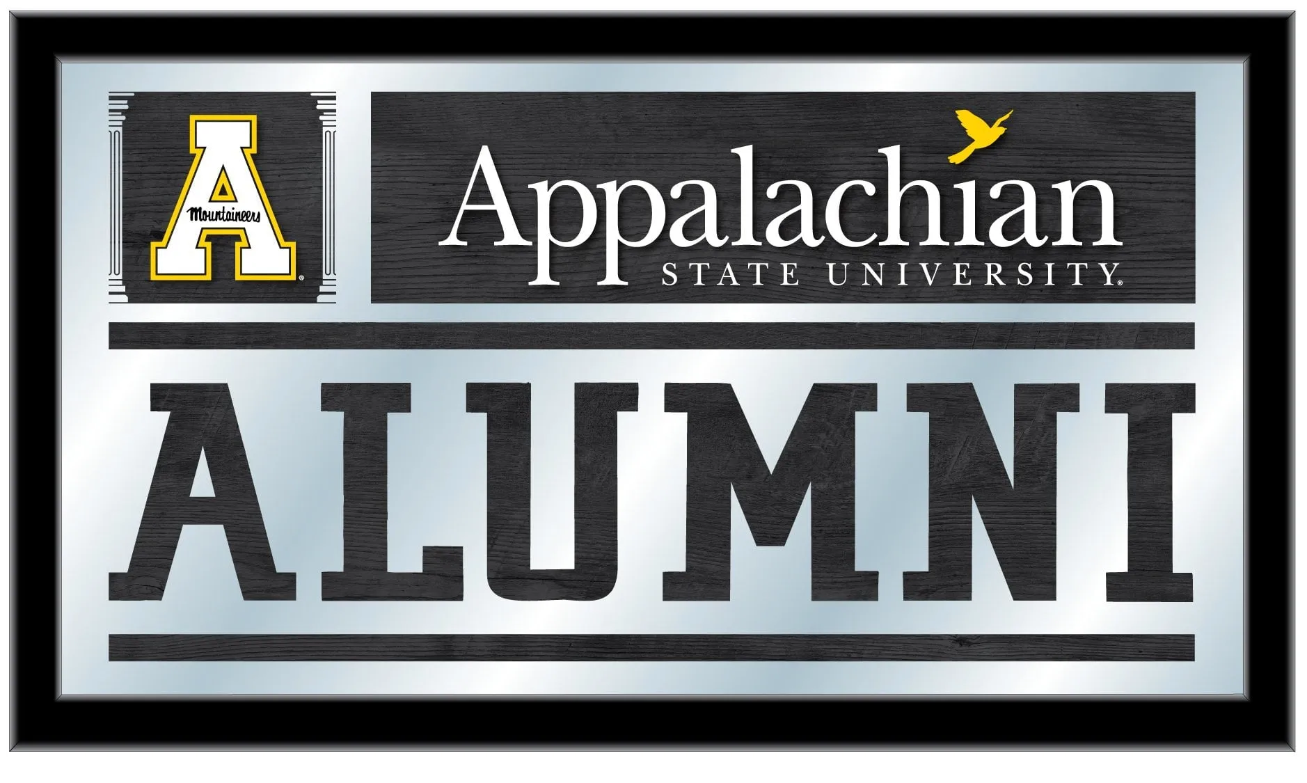 Appalachian State Mountaineers Holland Bar Stool Co. Alumni Mirror (26" x 15")