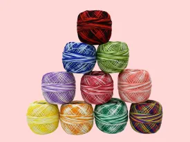 Assorted Crochet Cotton Thread Combo