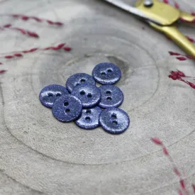 Atelier Brunette - Glitter Buttons - Cobalt 12mm