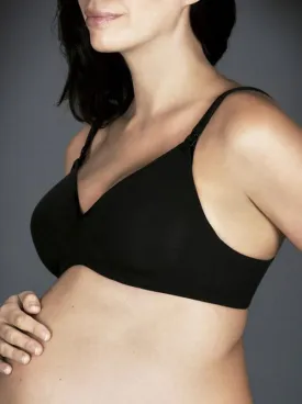 Berlei Barely There Cotton Maternity Bra In Black