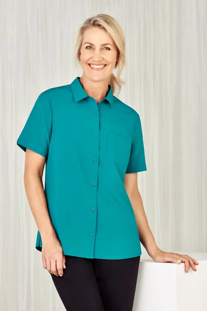 Biz Care Florence Short Sleeve Shirt CS947LS