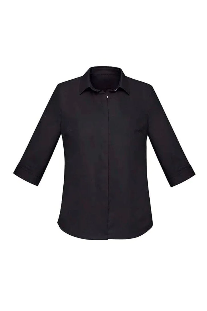 Biz Corporate Womens Charlie 3/4 Shirt RS968LT