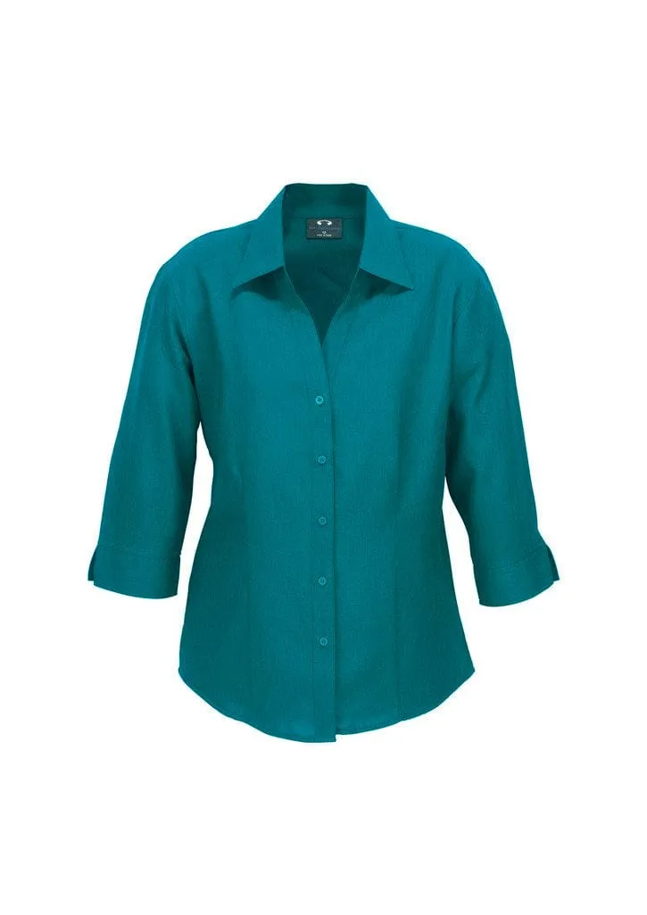 Biz Corporate Women's Plain Oasis 3/4 Sleeve Shirt LB3600