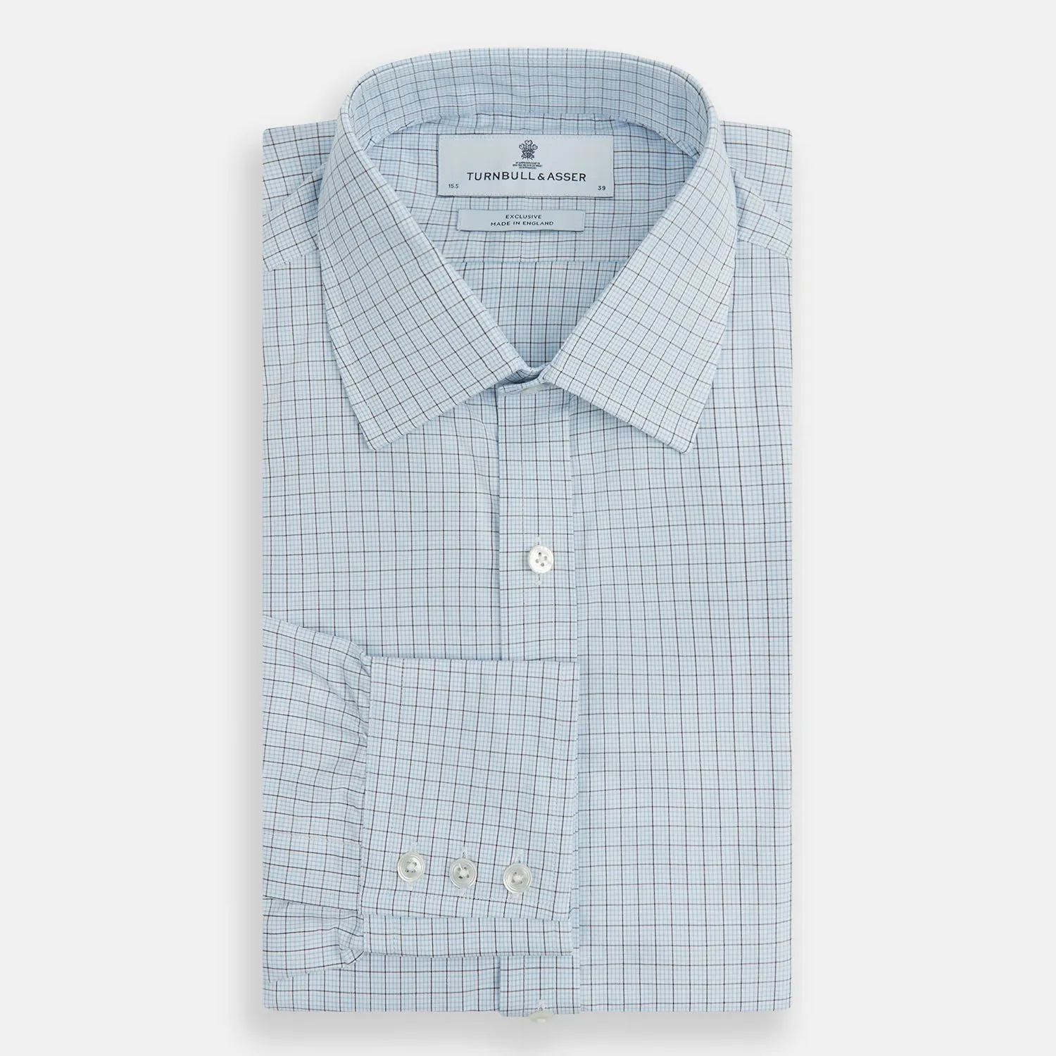 Blue Multi Graph Check Mayfair Shirt