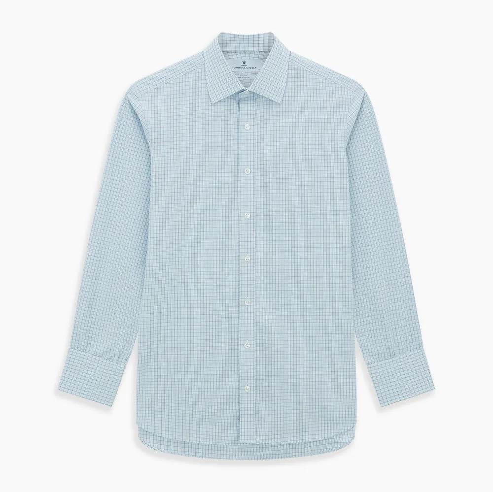 Blue Multi Graph Check Mayfair Shirt