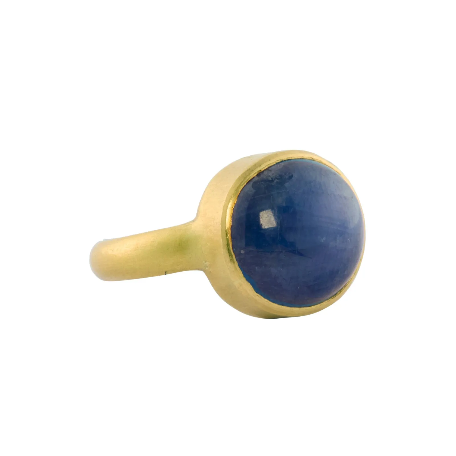 Blue Star Sapphire Ring