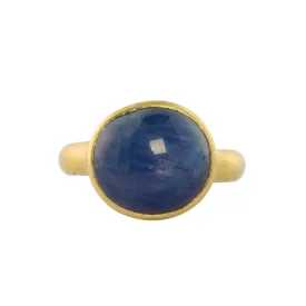 Blue Star Sapphire Ring