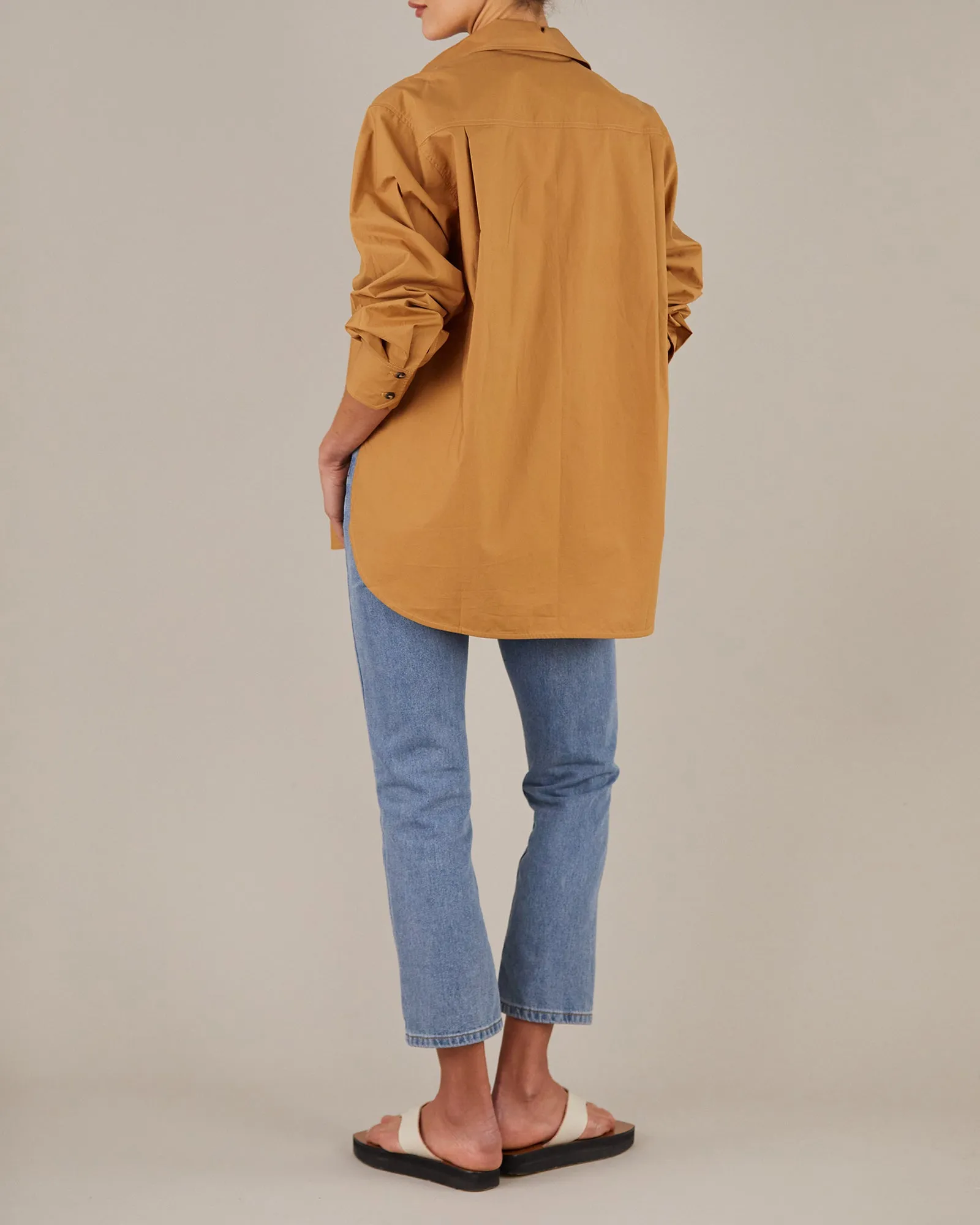 Blythe Collared Shirt - Camel