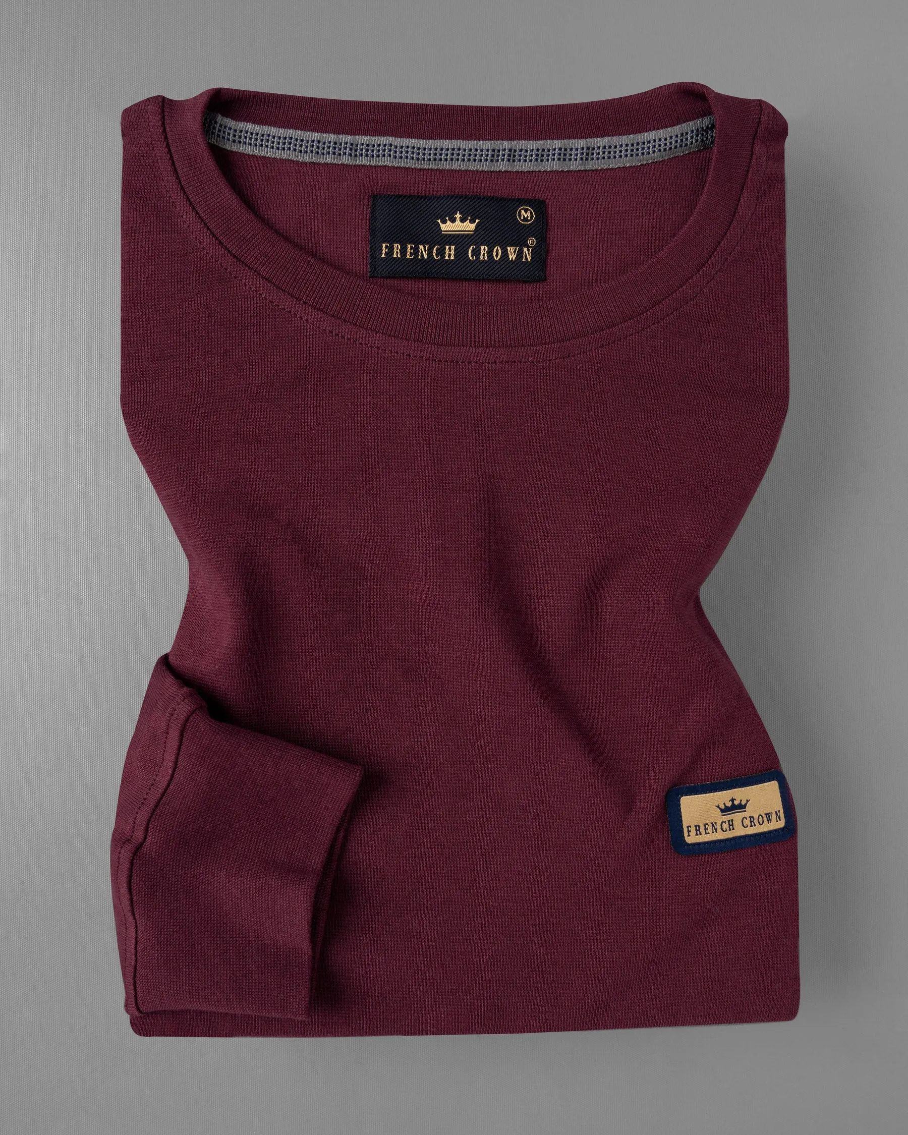 Bordeaux Full Sleeve Premium Cotton Jersey Sweatshirt