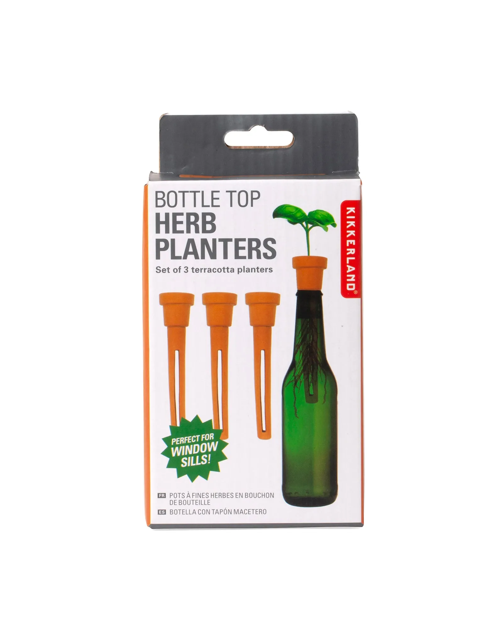 Bottle Top Herb Planters