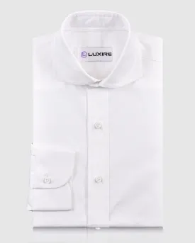 Brembana 2-Ply Giza White Pinpoint Oxford Shirt