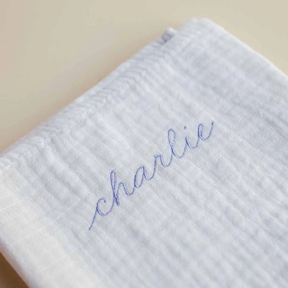 Bundle midi towel & mini towel - Organic cotton - Personalized