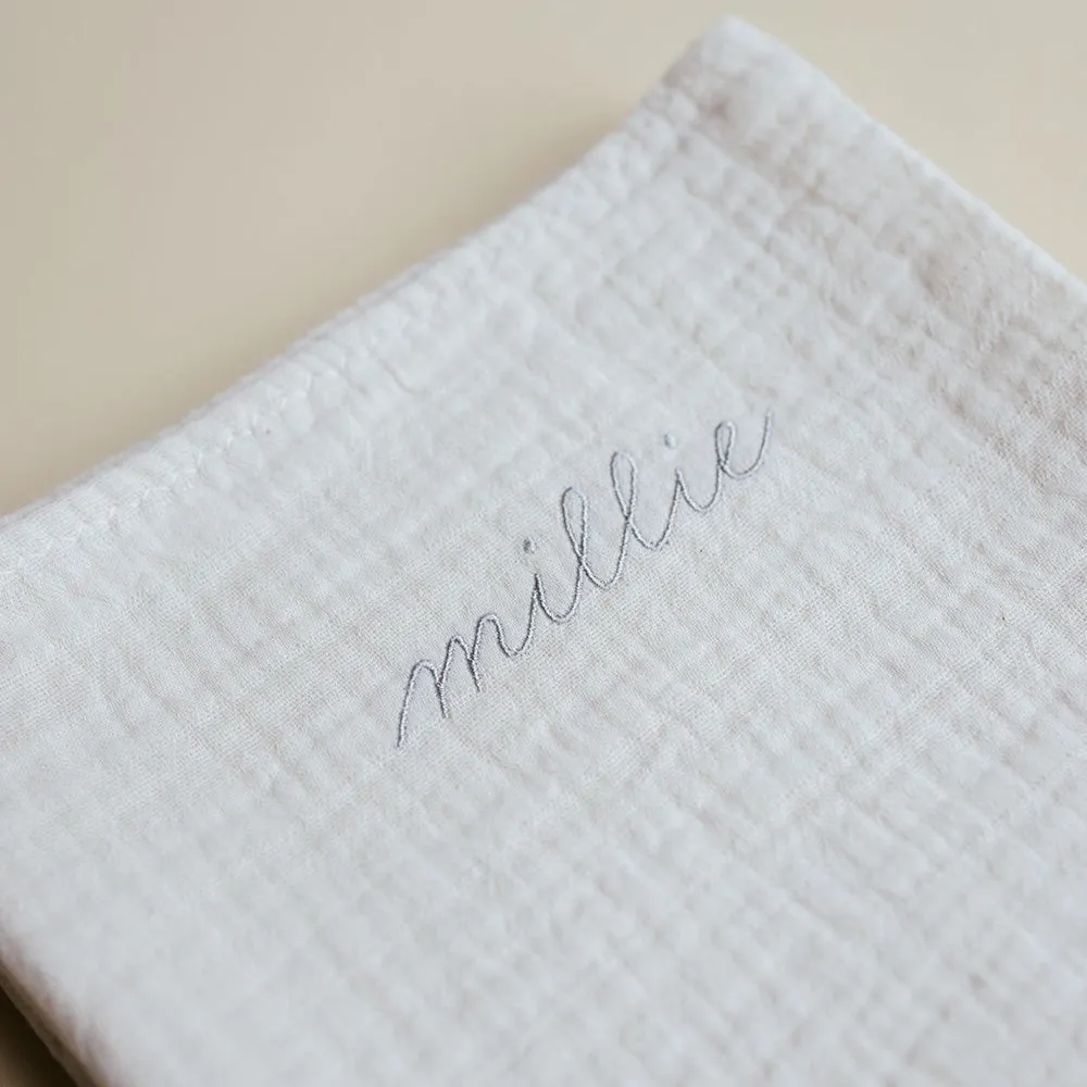 Bundle midi towel & mini towel - Organic cotton - Personalized