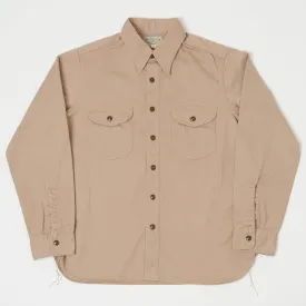 Buzz Rickson's Herringbone Work Shirt - Beige