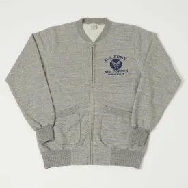 Buzz Rickson's U.S. Army Air Forces Zip Sweatshirt - Heather Grey