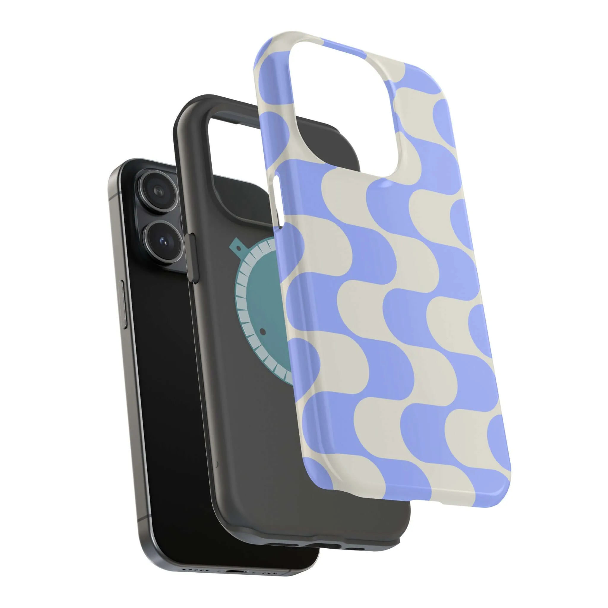 Calm Waves | Blue Abstract Case