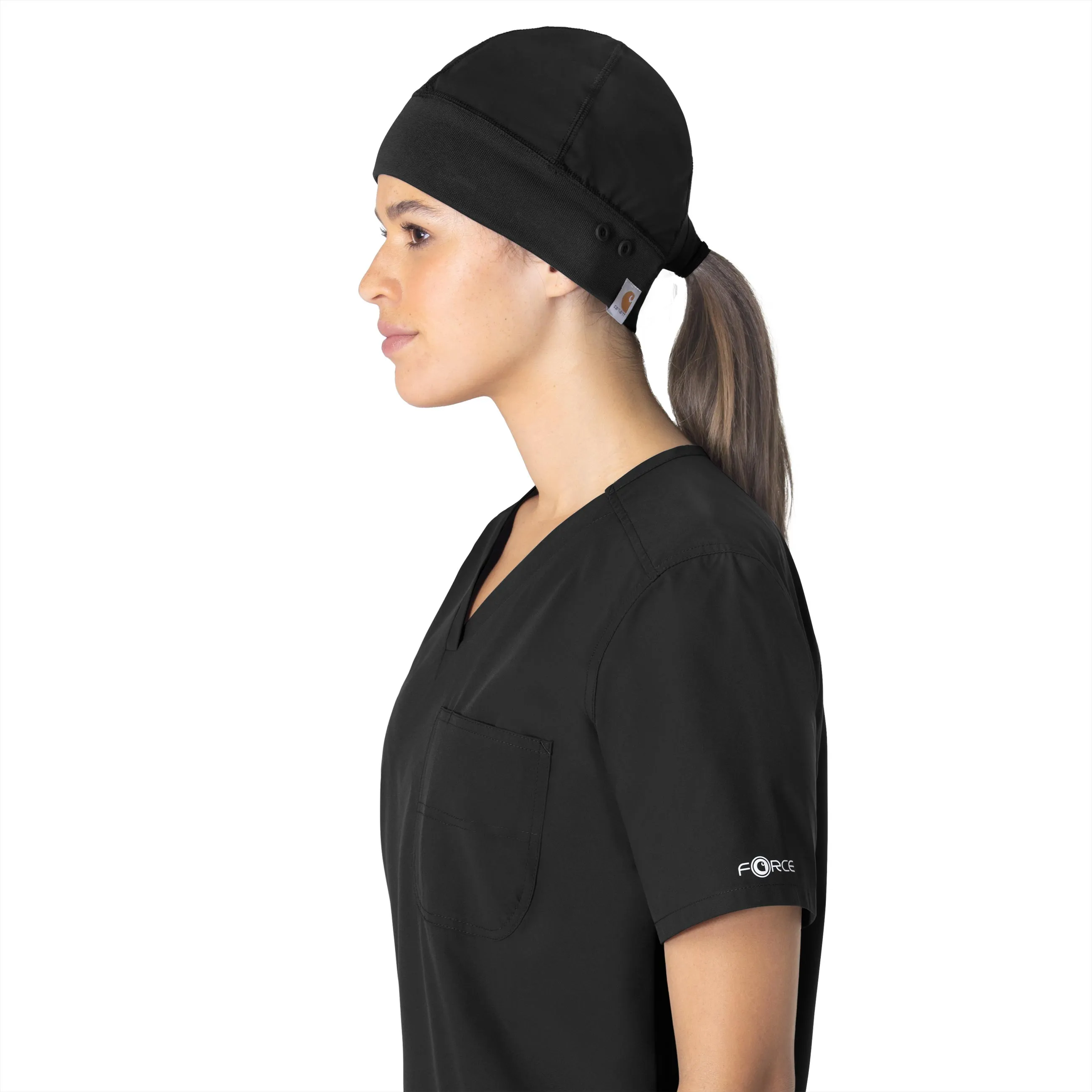 Carhartt Force Essentials Unisex Beanie Scrub Cap - Black