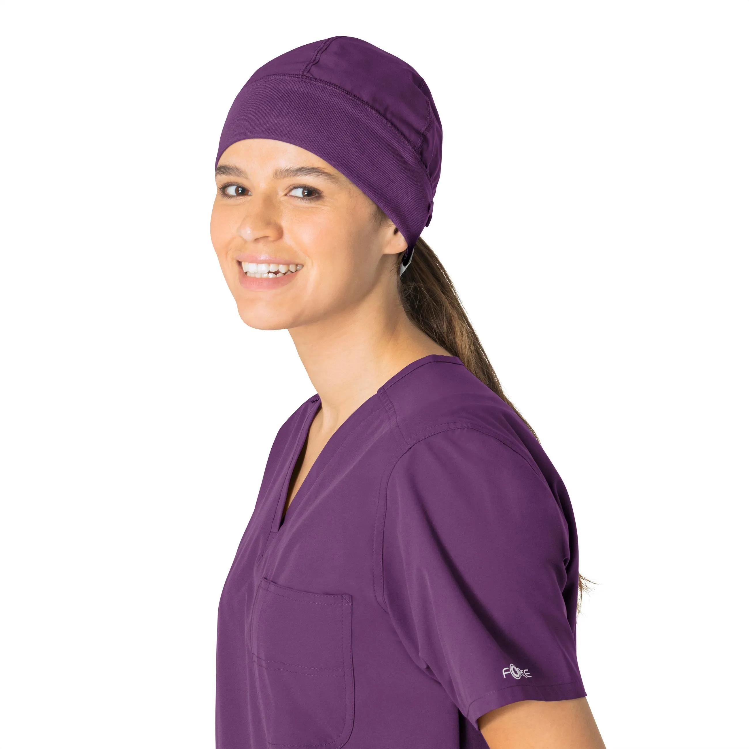 Carhartt Force Essentials Unisex Beanie Scrub Cap - Eggplant