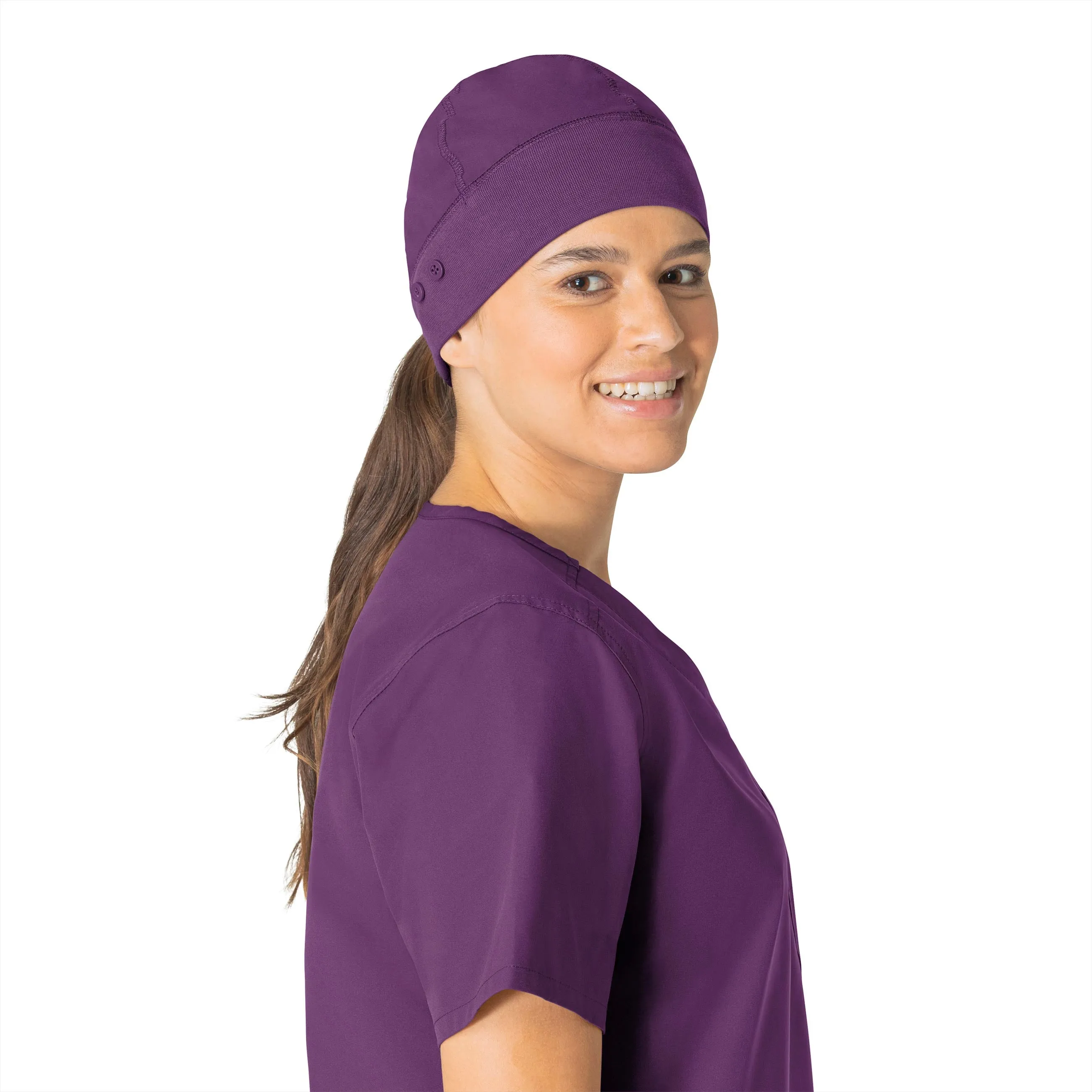 Carhartt Force Essentials Unisex Beanie Scrub Cap - Eggplant