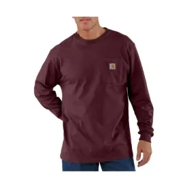 Carhartt Men's Long Sleeve Workwear Pocket T-Shirt - Port