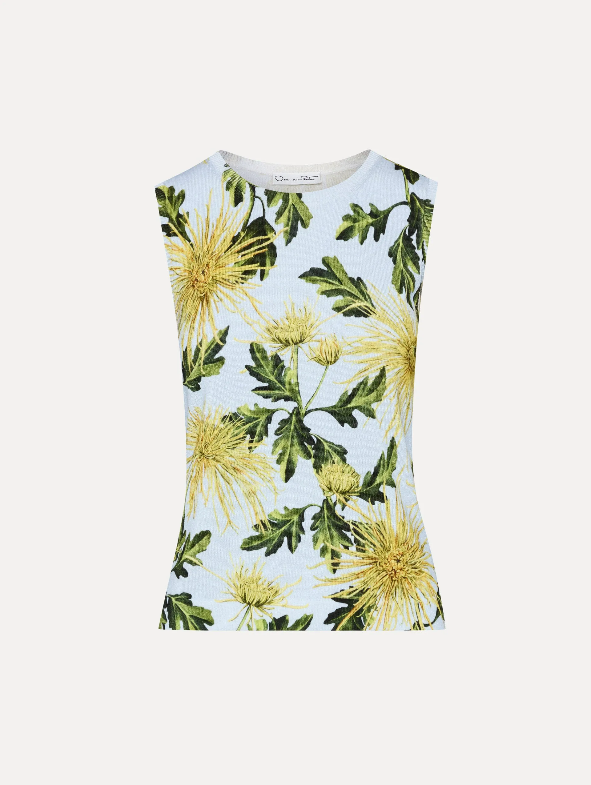 Chrysanthemum Printed Tank