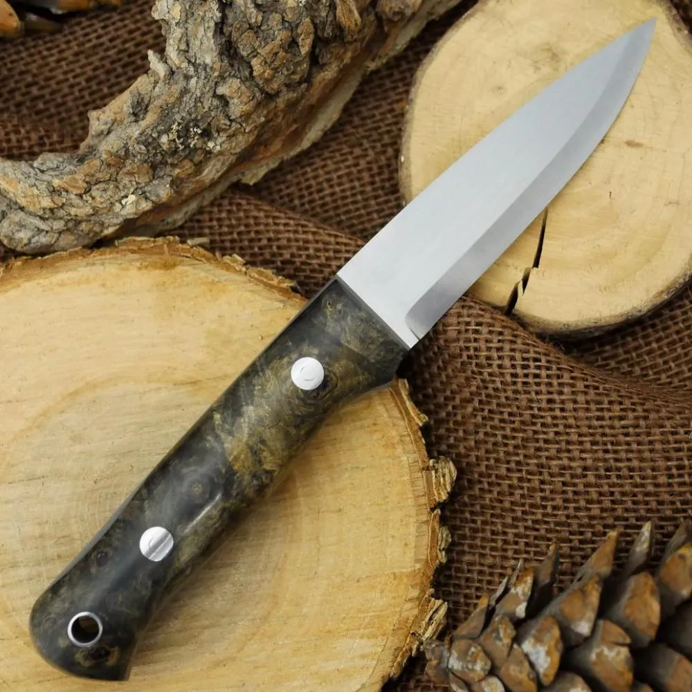 Classic: Buckeye Burl & Gray G10