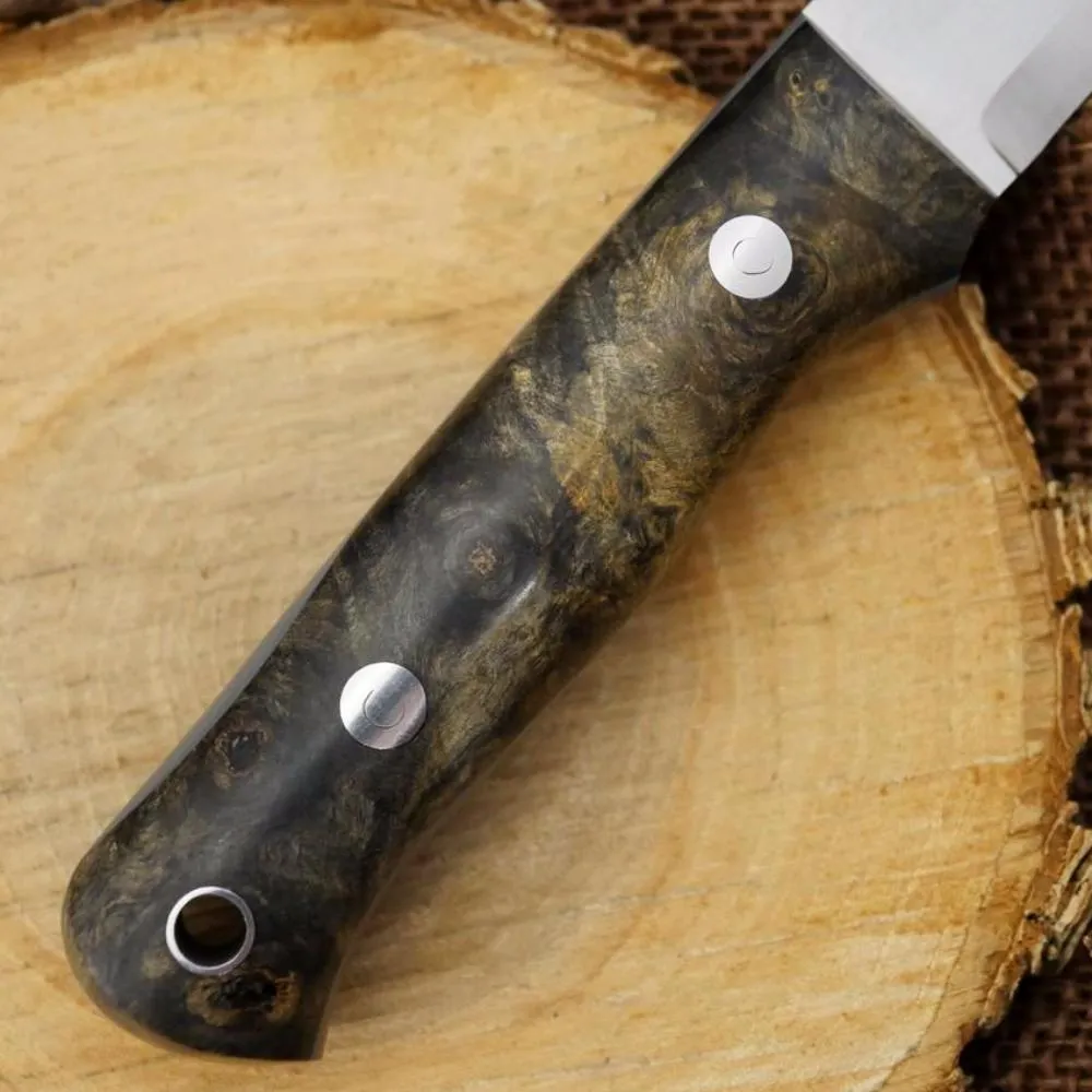 Classic: Buckeye Burl & Gray G10