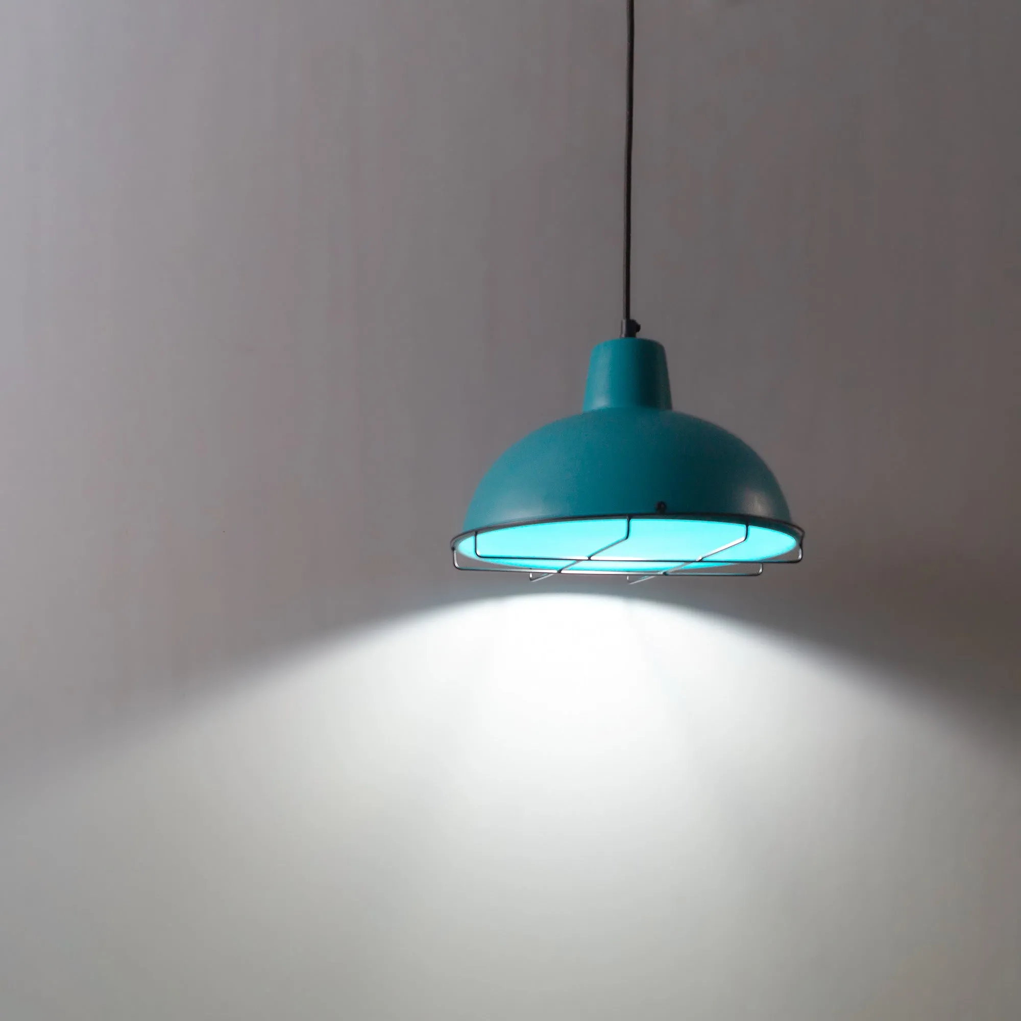 Clh110 Turquoise Blue Industrial Hanging Lamp