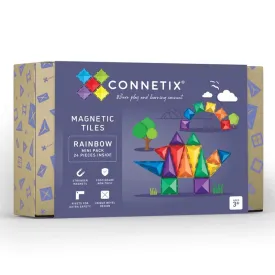 Connetix - Mini Pack - Rainbow - 24 Piece