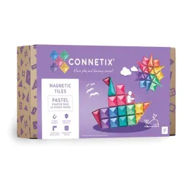 Connetix Tiles - Starter Pack 64pc - Pastel