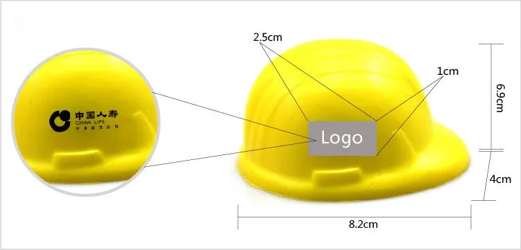 Construction Cap Design Stress Ball