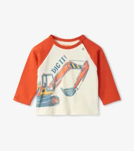 Construction Raglan Baby Tee | Hatley