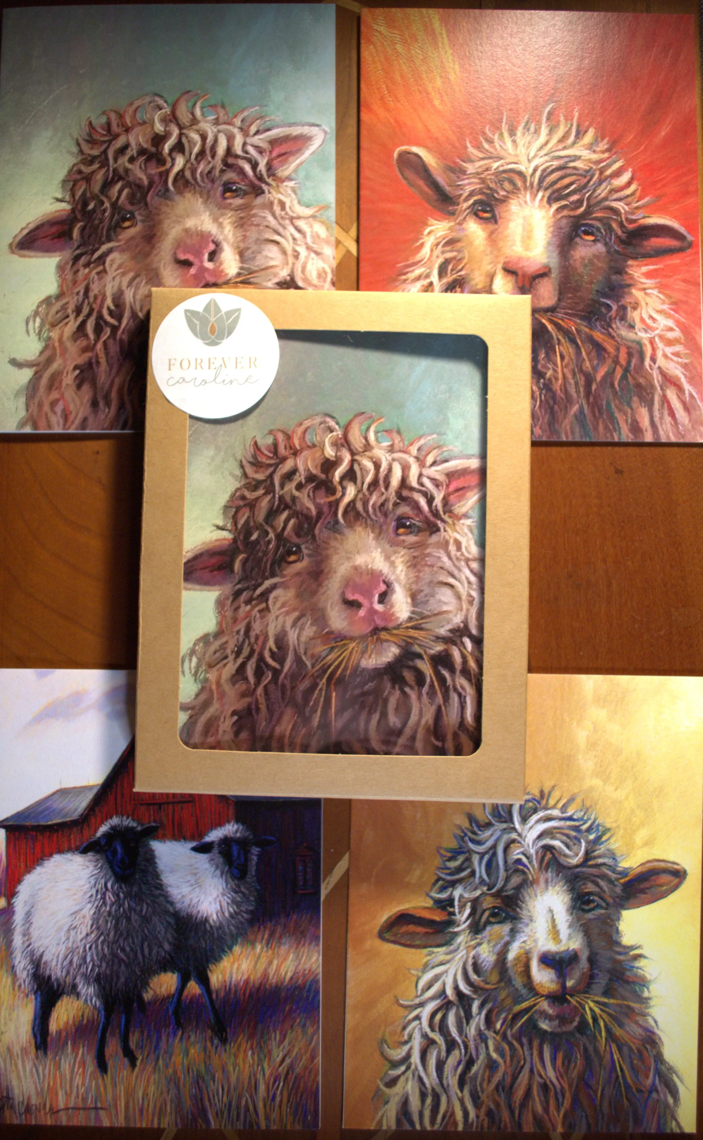 Crowder Sheep Portrait Notecard Set