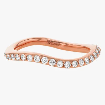 Curved Diamond Eternity Ring