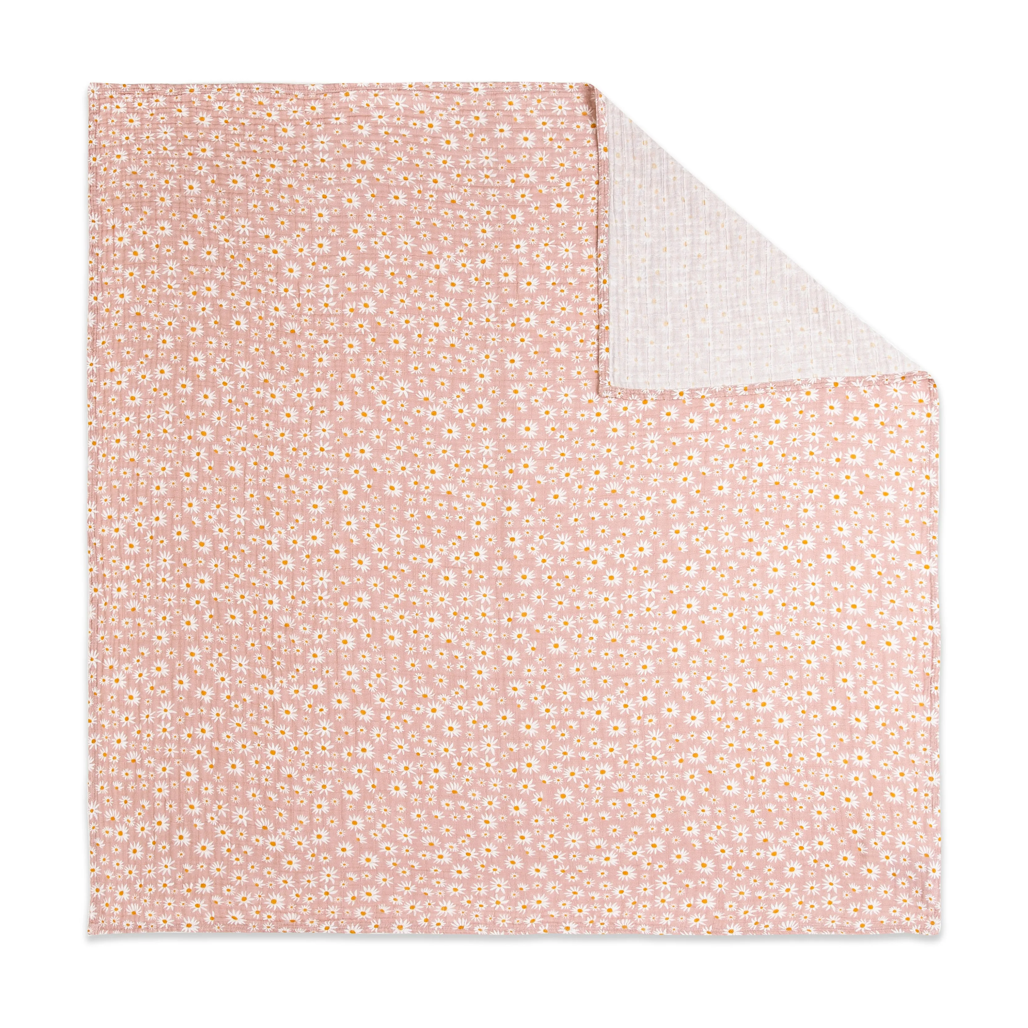 Daisy Swaddle in GOTS Certified Organic Muslin Cotton