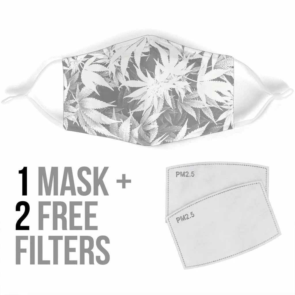 Dank Master OG White Custom Weed Leaf Face Mask