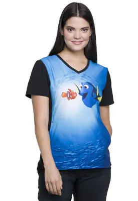 Disney V-Neck Print Top Dory And Nemo TF627FNDN