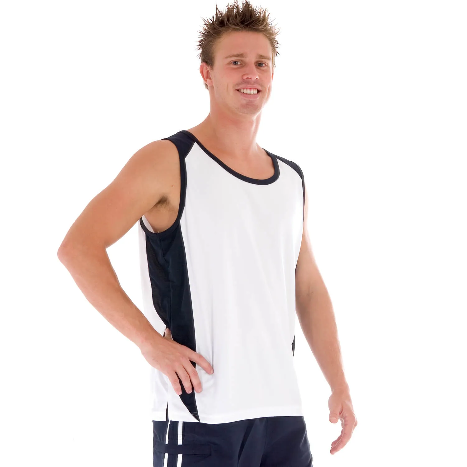 DNC Adult Cool Breathe Contrast Singlet (5141)