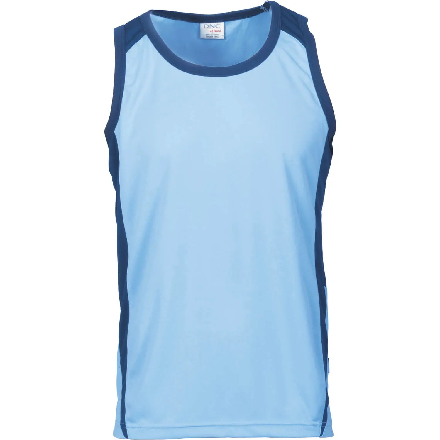 DNC Adult Cool Breathe Contrast Singlet (5141)