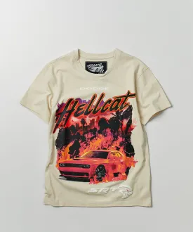 Dodge Hellcat Printed Tee - Tan