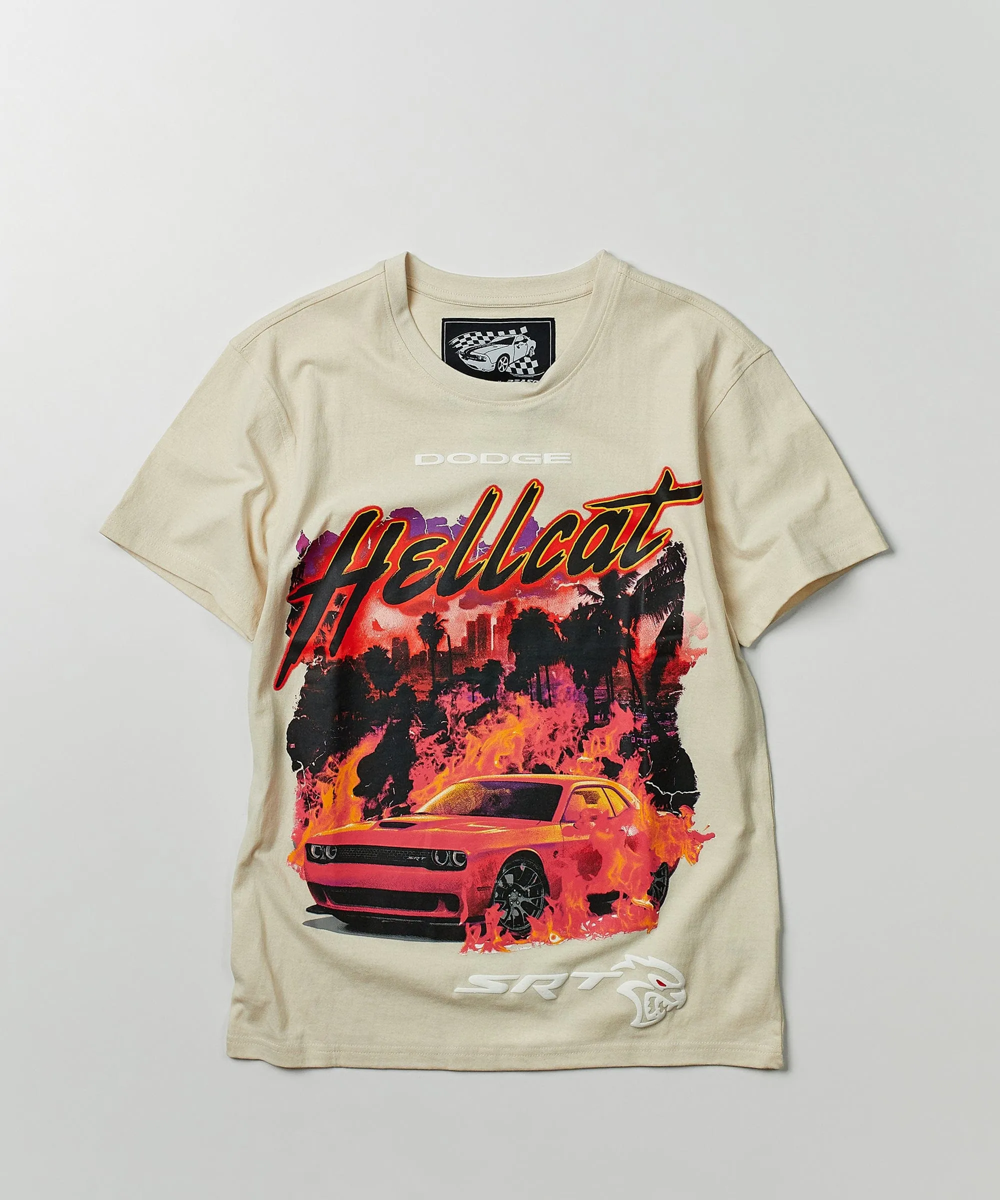 Dodge Hellcat Printed Tee - Tan