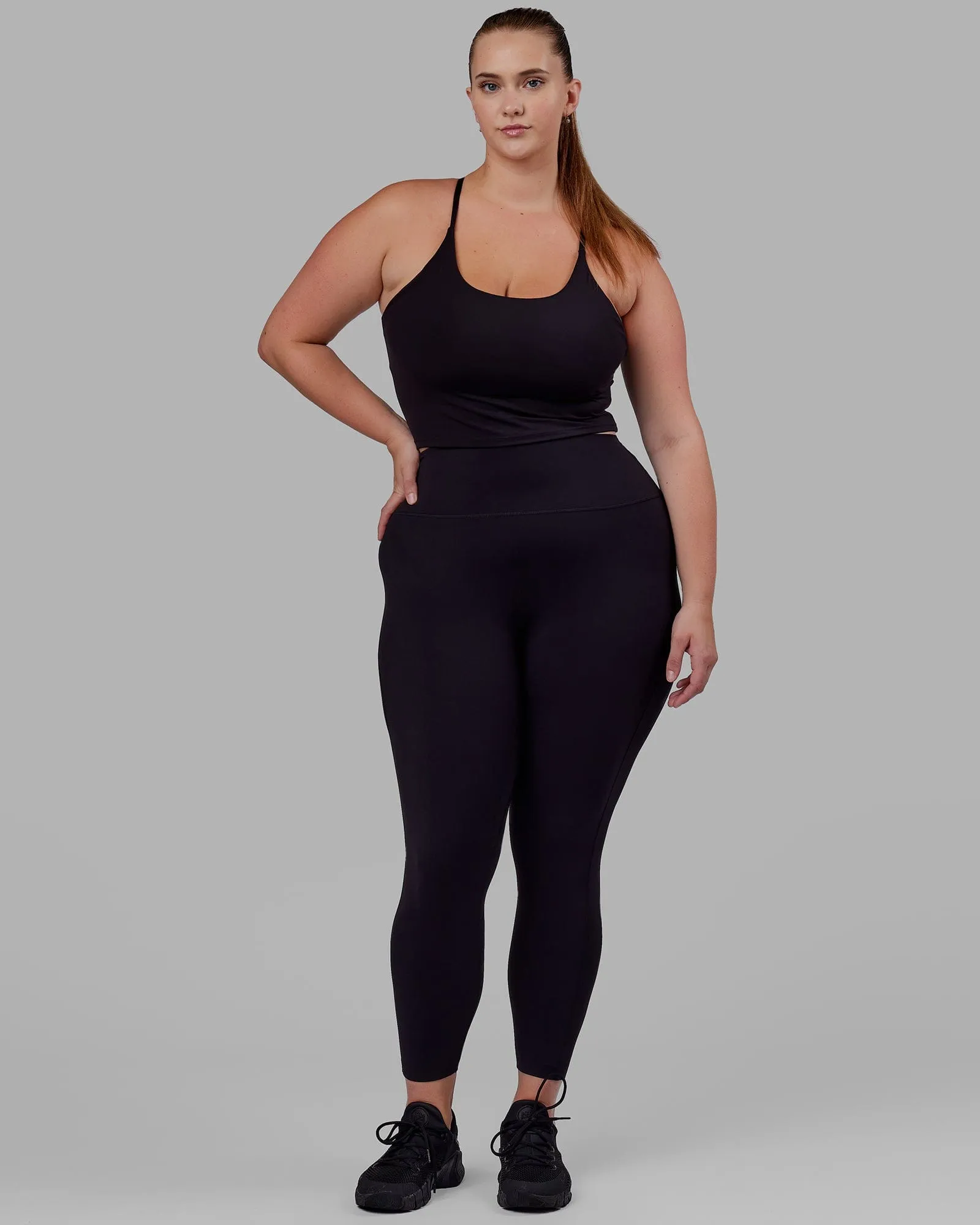 Elixir Full Length Leggings - Black No Logo