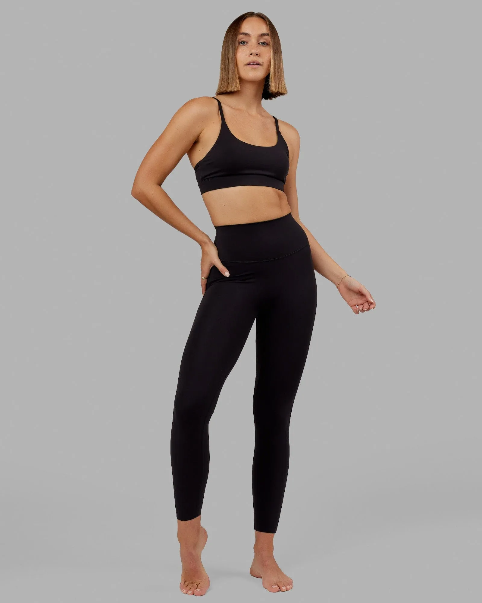 Elixir Full Length Leggings - Black No Logo