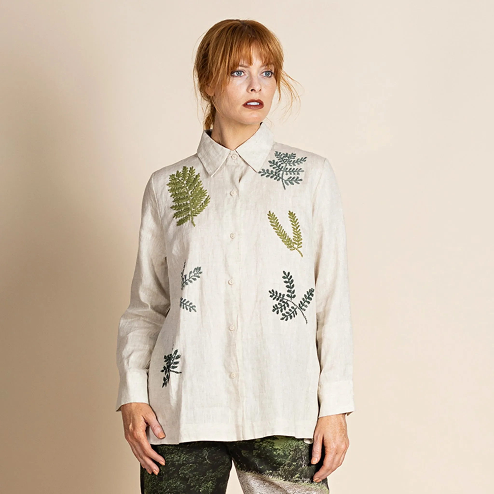 embroidered liberty trapeze shirt